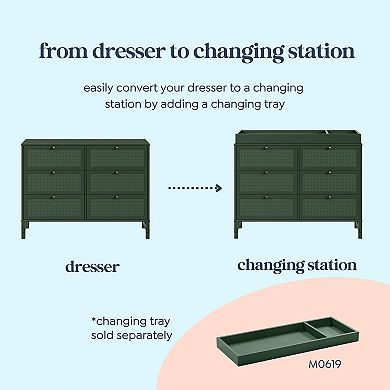 DaVinci Margot 6-Drawer Dresser
