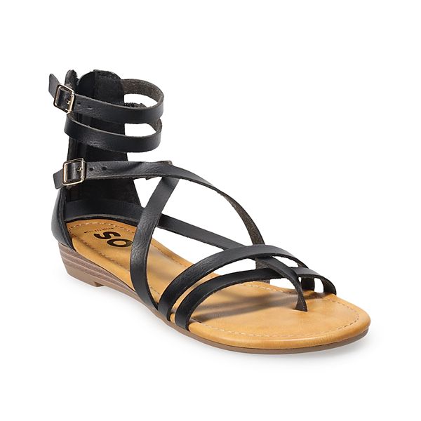 SO® Strappy Gladiator Women's Sandals