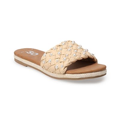Slide Sandals Kohls Womens Sandals Clearance Thong Sandals Sonoma