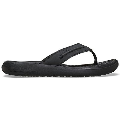 Crocs Yukon Vista II LiteRide Flip Flops Mens 9 Black Charcoal Sandals NWT Crocs Yukon Vista II LiteRide Flip Sandals for Men | Cabela main image 4