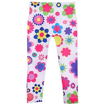 Flower Power Girls Leggings