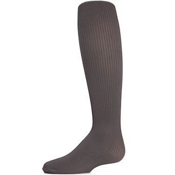 Textured Toes Girls Ribbed Tights
