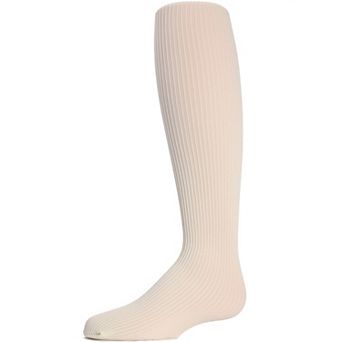 Textured Toes Girls Ribbed Tights