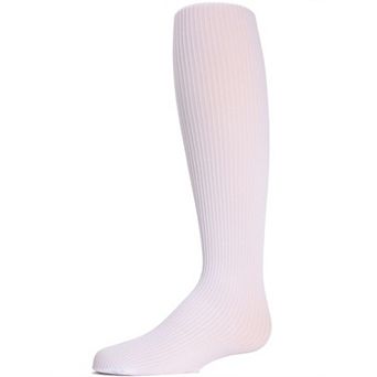 Textured Toes Girls Ribbed Tights