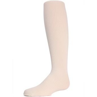 Textured Toes Girls Ribbed Tights