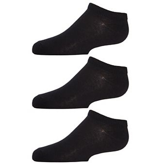 Kids Low Cut Cotton Blend Socks 3-Pack