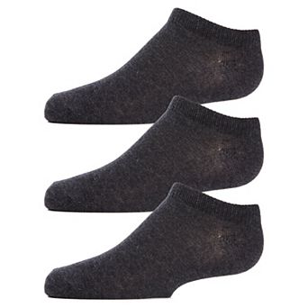 Kids Low Cut Cotton Blend Socks 3-Pack
