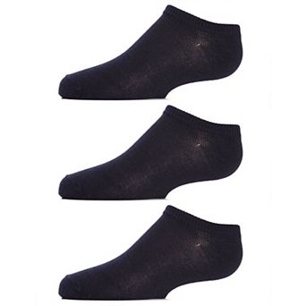 Kids Low Cut Cotton Blend Socks 3-Pack