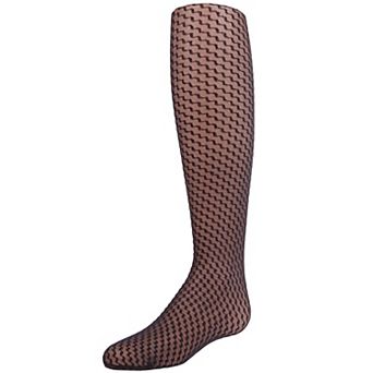 Zoe Zigzag Sheer Girls Tights