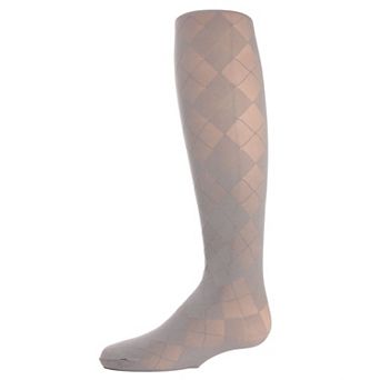 Girls Sheer Argyle Tights