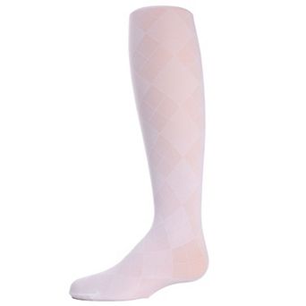 Girls Sheer Argyle Tights