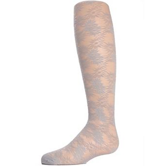 Flower Bunches Sheer Girls Tights