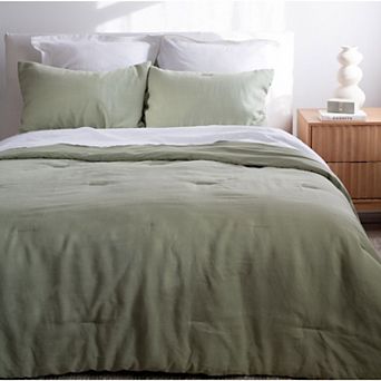 French Linen Comforter & Sham Set