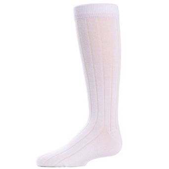 3 Pair Boys Basic Cotton Blend Ribbed Crew Socks