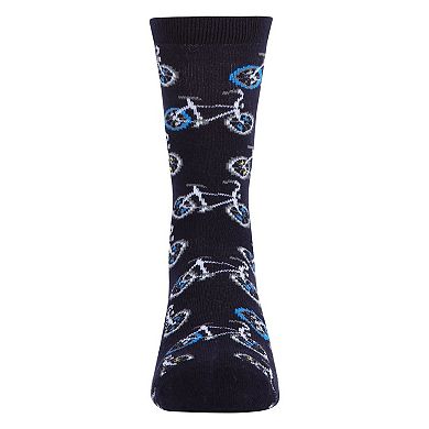 Big Kids Bicycle Blend Boys Crew Socks