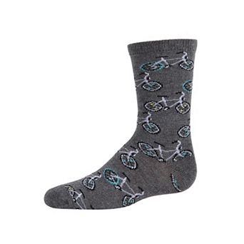 Big Kids Bicycle Blend Boys Crew Socks