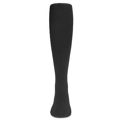 Pinned Ribbed Cotton Blend Girls Tights