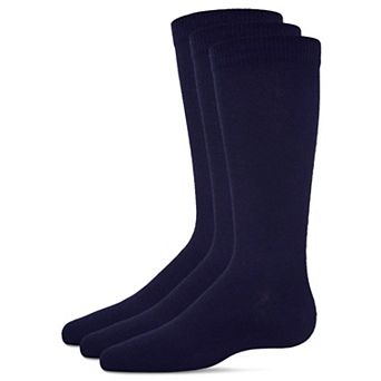 3 Pair Boys' Flat Crew Socks