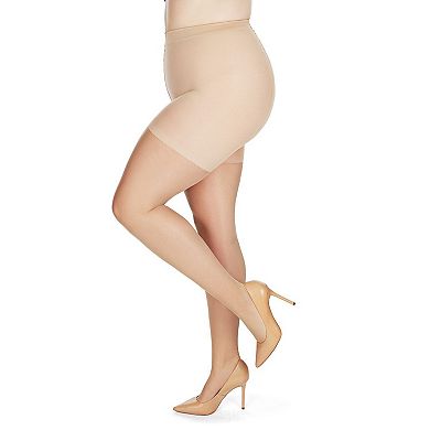 Crystal Sheer Shaper Control Top Tights