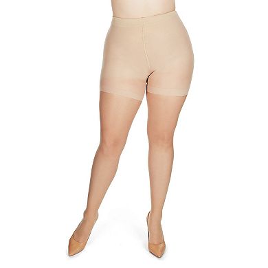 Crystal Sheer Shaper Control Top Tights