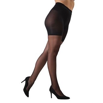 Crystal Sheer Shaper Control Top Tights
