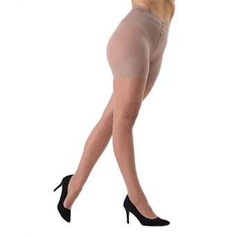 Crystal Sheer Shaper Control Top Tights