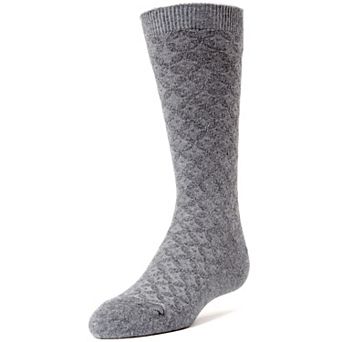 Diamonds And Dots Boys Dress Cotton Blend Crew Socks