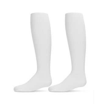 Solid Girl's Opaque Microfiber Tights 2-Pack