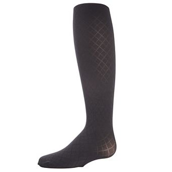 Double Diamond Girls Opaque Tights