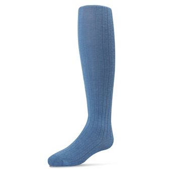 Girls Ribbed Cotton Tights