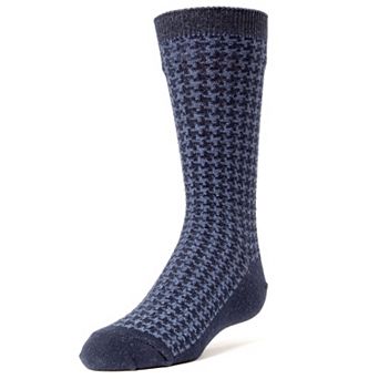 Houndstooth Boys Dress Socks
