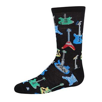 Little Kids Guitar Blend Boys Crew Socks