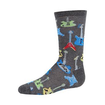 Little Kids Guitar Blend Boys Crew Socks