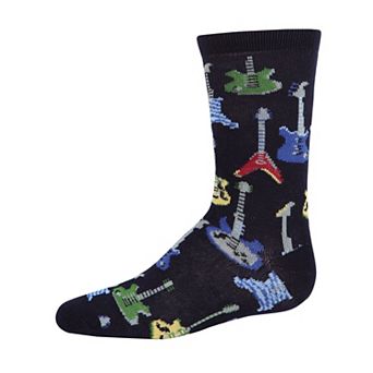 Little Kids Guitar Blend Boys Crew Socks