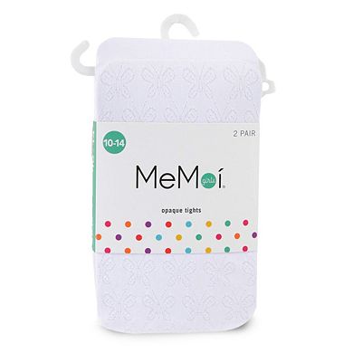 Butterfly Girls Opaque Tights 2-Pack