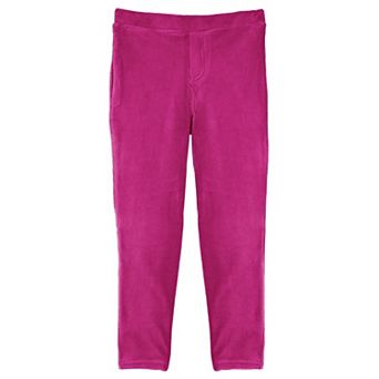 Girls Thin Ribbed Cotton Blend Leggings