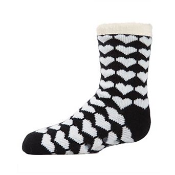 Hearts Galore Girl's Cozy Non-Slip Socks