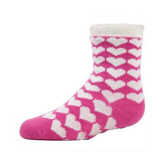 Hearts Galore Girl's Cozy Non-Slip Socks
