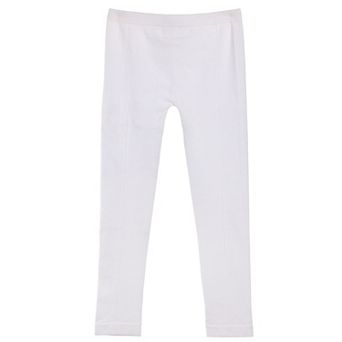 Girls Front Seam Cotton Blend Leggings