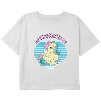 Girls My Little Pony Heart Boxy Cropped Graphic Tee