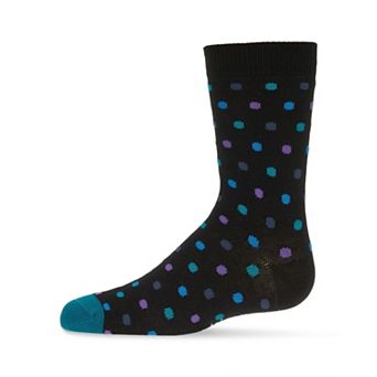 Colorful Dot Cotton Blend Boys Crew