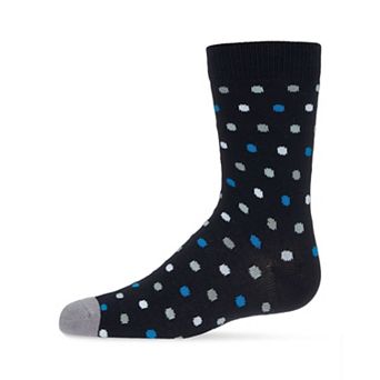 Colorful Dot Cotton Blend Boys Crew