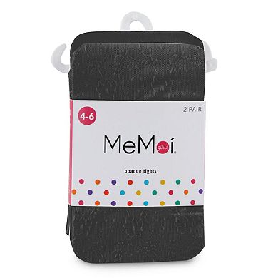 Floral & Lace Girl's Tights 2-Pack