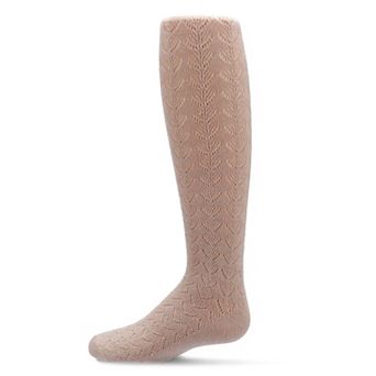 Shimmer Pointelle Girls Tights