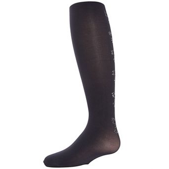 Bows in the Back Opaque Girls Tights