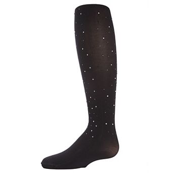 Studded Beauty Sparkly Girls Tights
