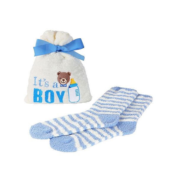 It's a Boy Cozy Sock & Gift Bag Set