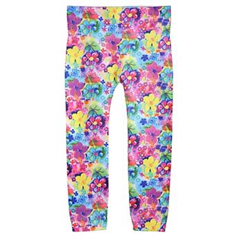 Spring Fever Girls Seamless Flower Leggings