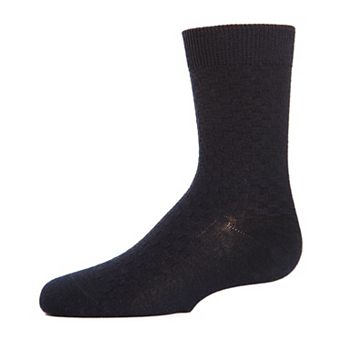 Little Boys Basket Weave Crew Socks