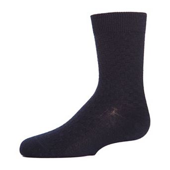 Little Boys Basket Weave Crew Socks